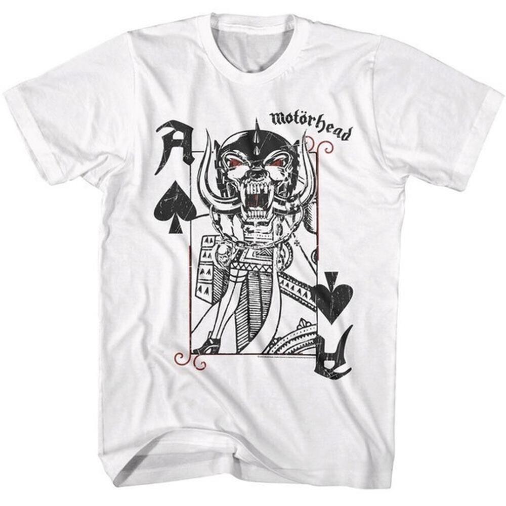 Motorhead King Of Aces T Shirt Snaggletooth Warpig Heavy Metal Rock Band